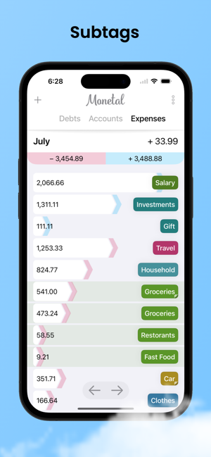 ‎Monetal - Expense Tracker Screenshot