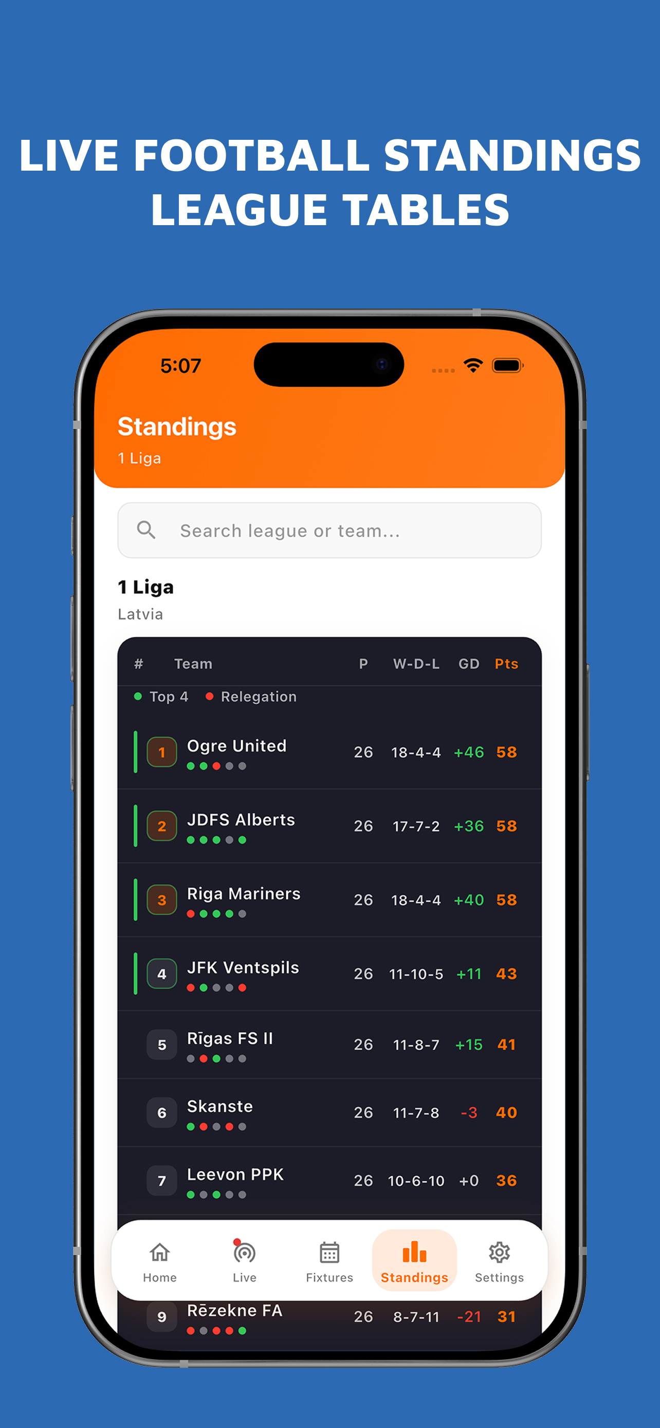Drama Live - Football Sports screenshot 5
