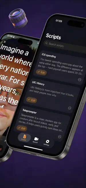 Teleprompter for video - Promy screenshot 2