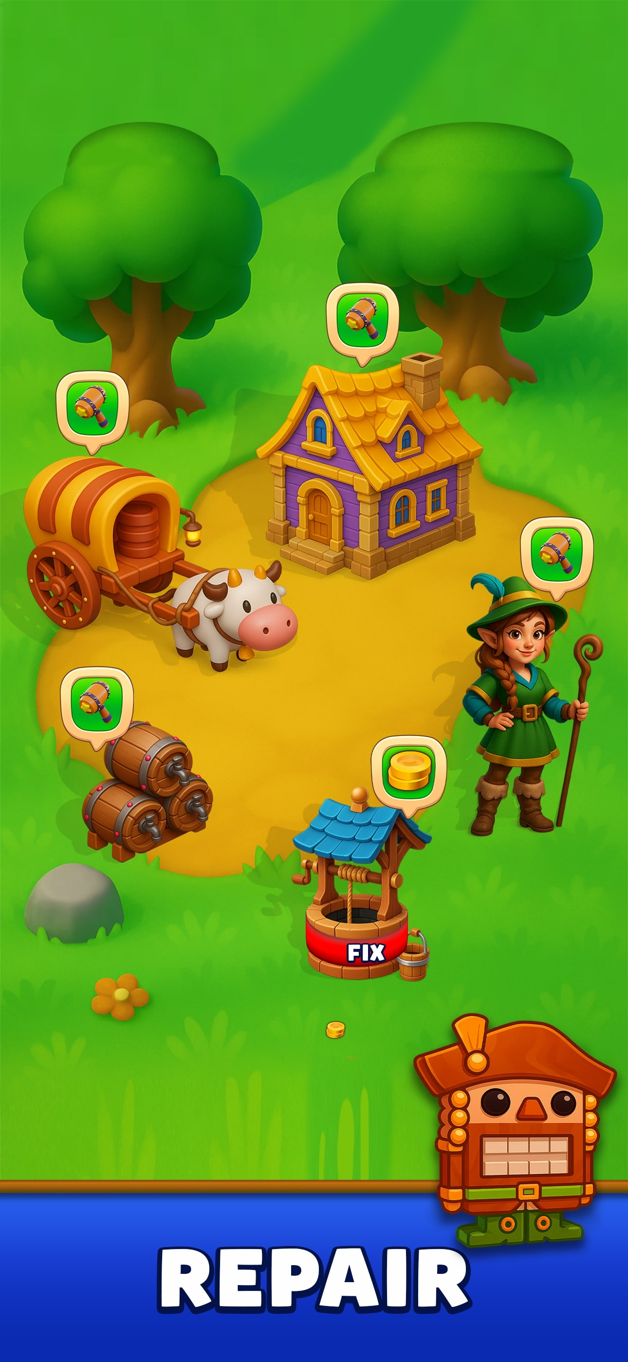 Town stars: Triple Match 3D