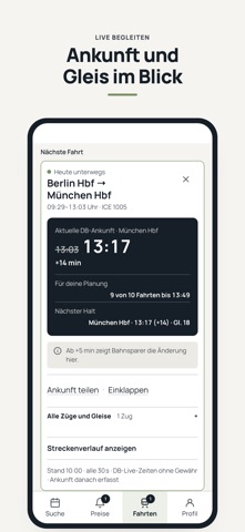 Bahnsparer: Zeit & Geld sparen iPhone screenshot 7