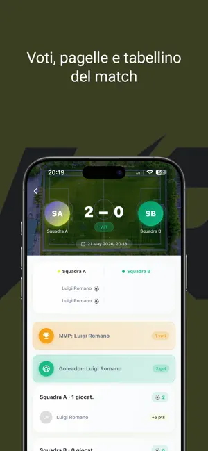 KickRoster screenshot 2