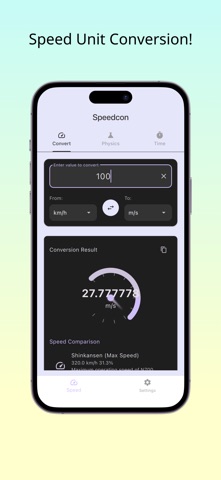 Speedcon - Speed Unit Conve... Screenshot 1 of 2