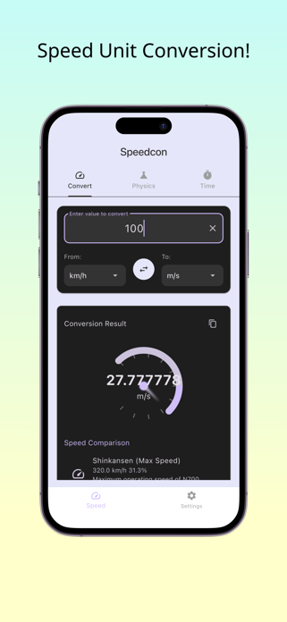 Speedcon - Speed Unit Conve... Screenshot 1 of 2
