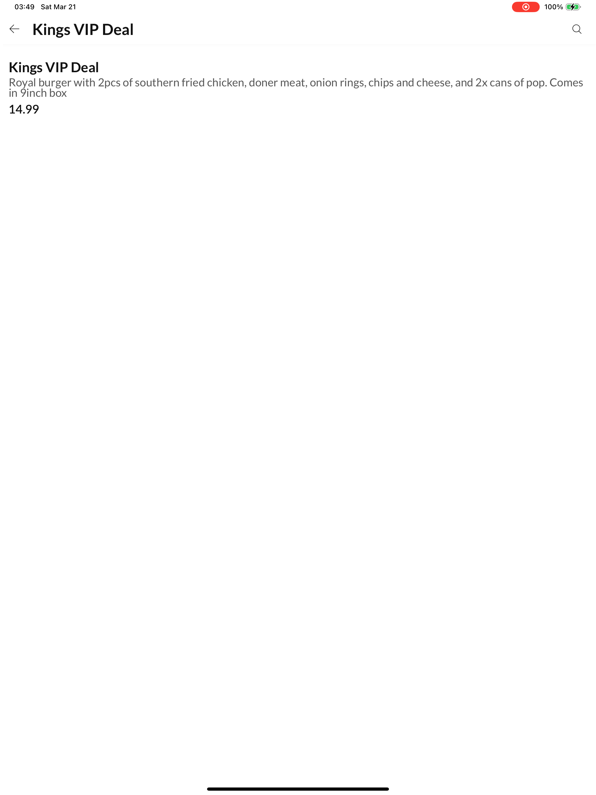 Kings Takeaway screenshot 7