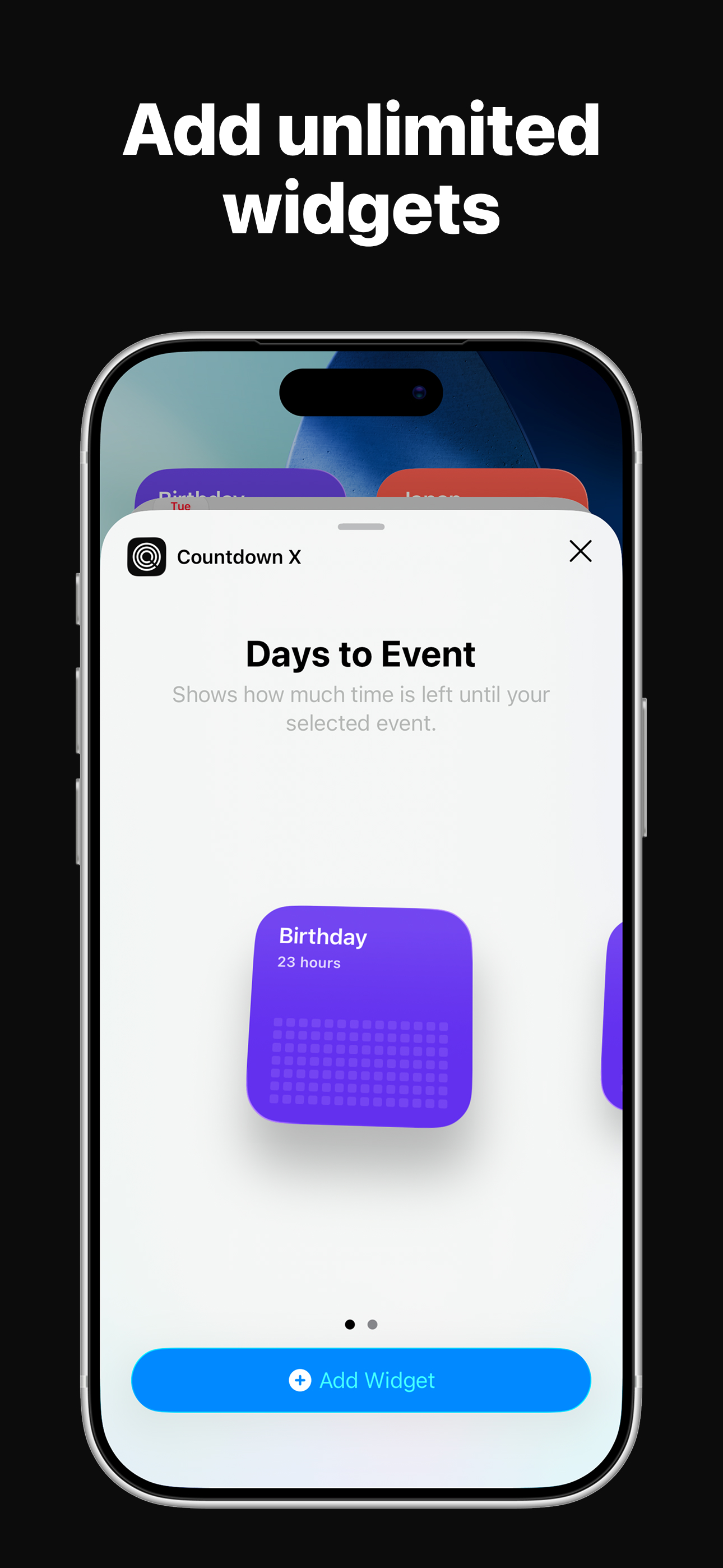 Countdown X: Event Counter screenshot 6
