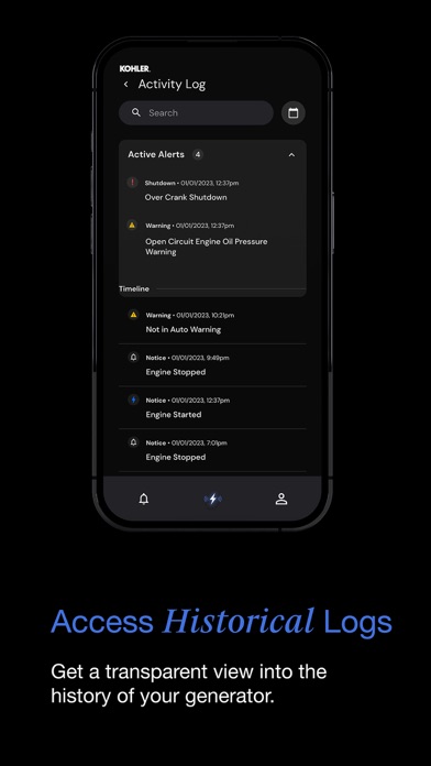 KOHLER Energy Management Screenshot