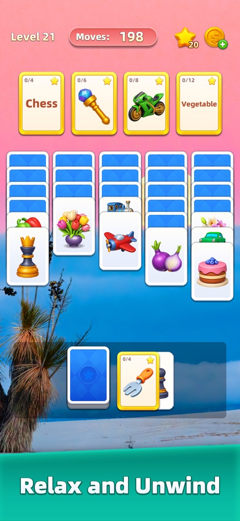 Word MindSort: Solitaire - The app provides a calming experience with diverse thematic card sets and no time limits, allowing players to relax and unwind at their own pace.
