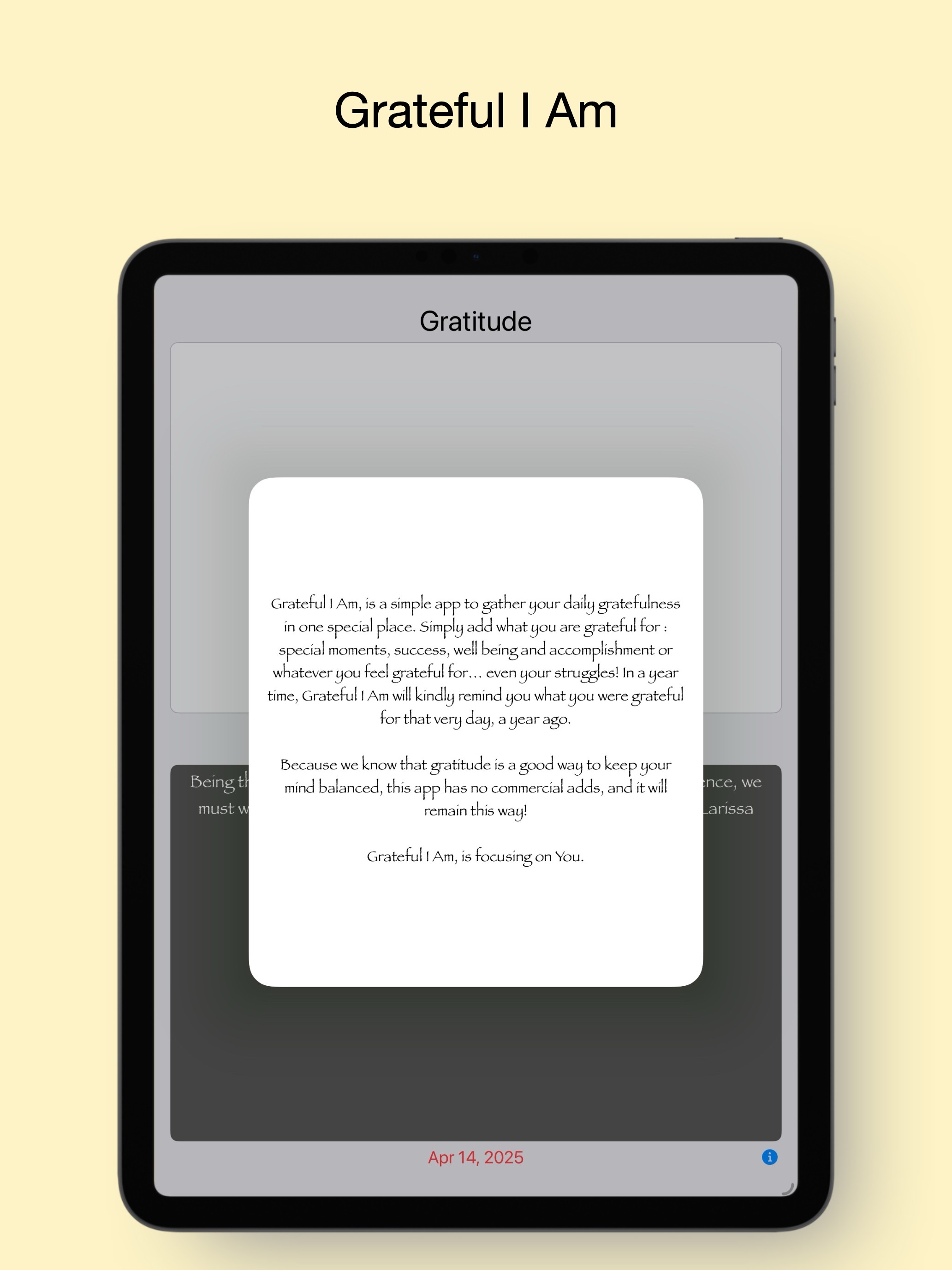 Grateful I Am screenshot 4