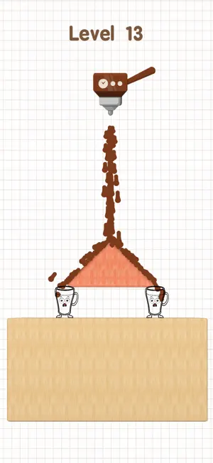 Draw Happy Coffee: Tidy Puzzle screenshot 1