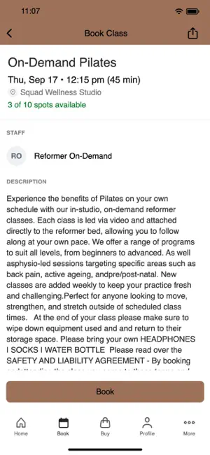 Squad Wellness Studio screenshot 3