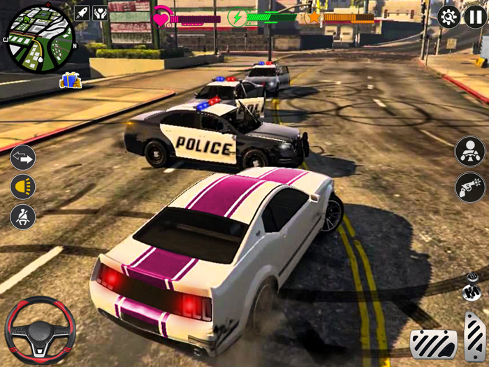Police Car Chase Cop Game 3D