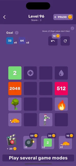 Adventure 2048 screenshot 2