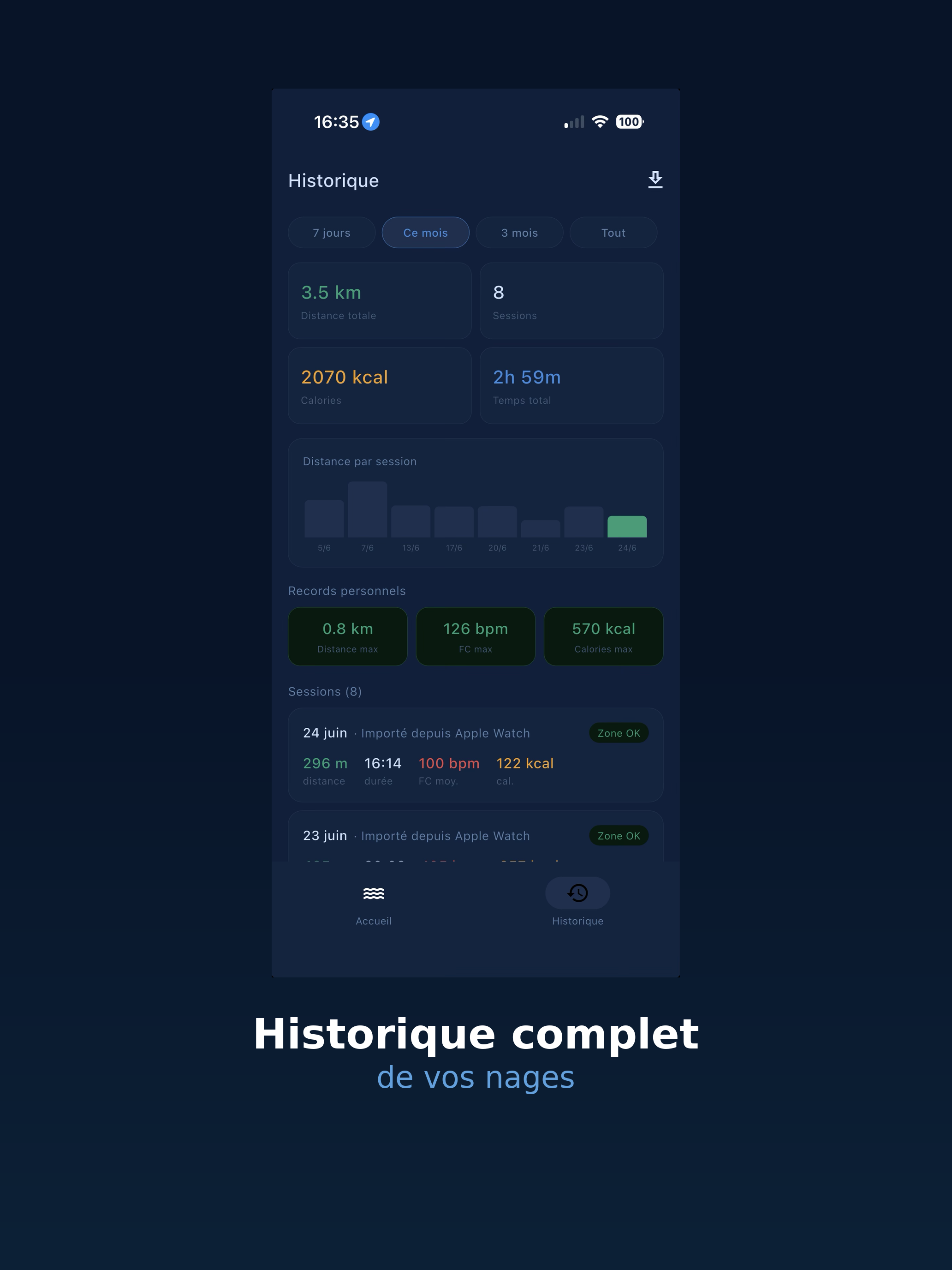 SwimTracker screenshot 10