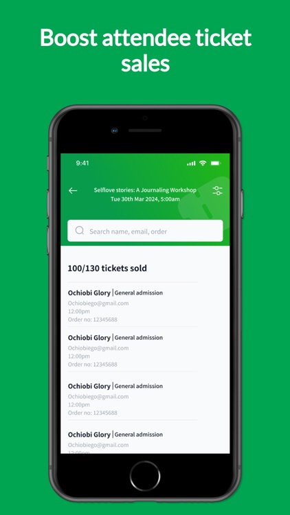Ticketsio Organizer