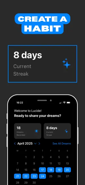 Lucide Dream Journal screenshot 2