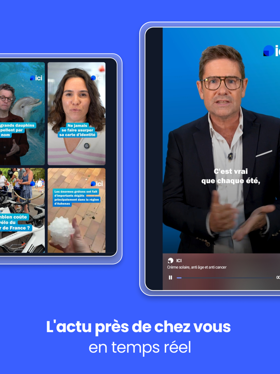 ICI : Radio, TV, Podcast, News iPad screenshot 3