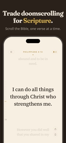 Scrolls: Scroll the Bible iPhone screenshot 1