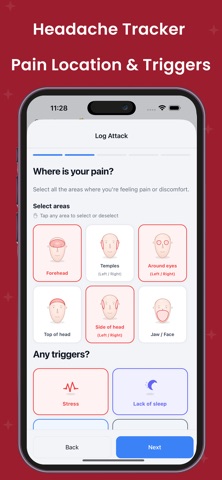 Migraine Tracker: Log Headache Screenshot 3 of 4