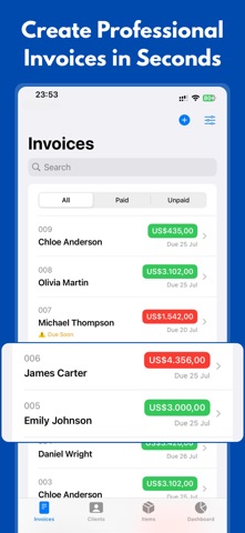Invoice Maker: Bills, Receipts Screenshot 1 of 5