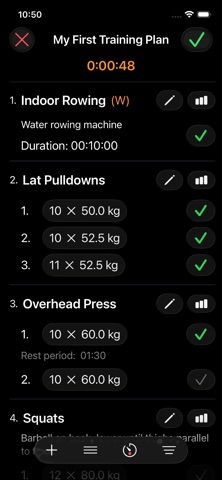 Personal Training Diary screenshot