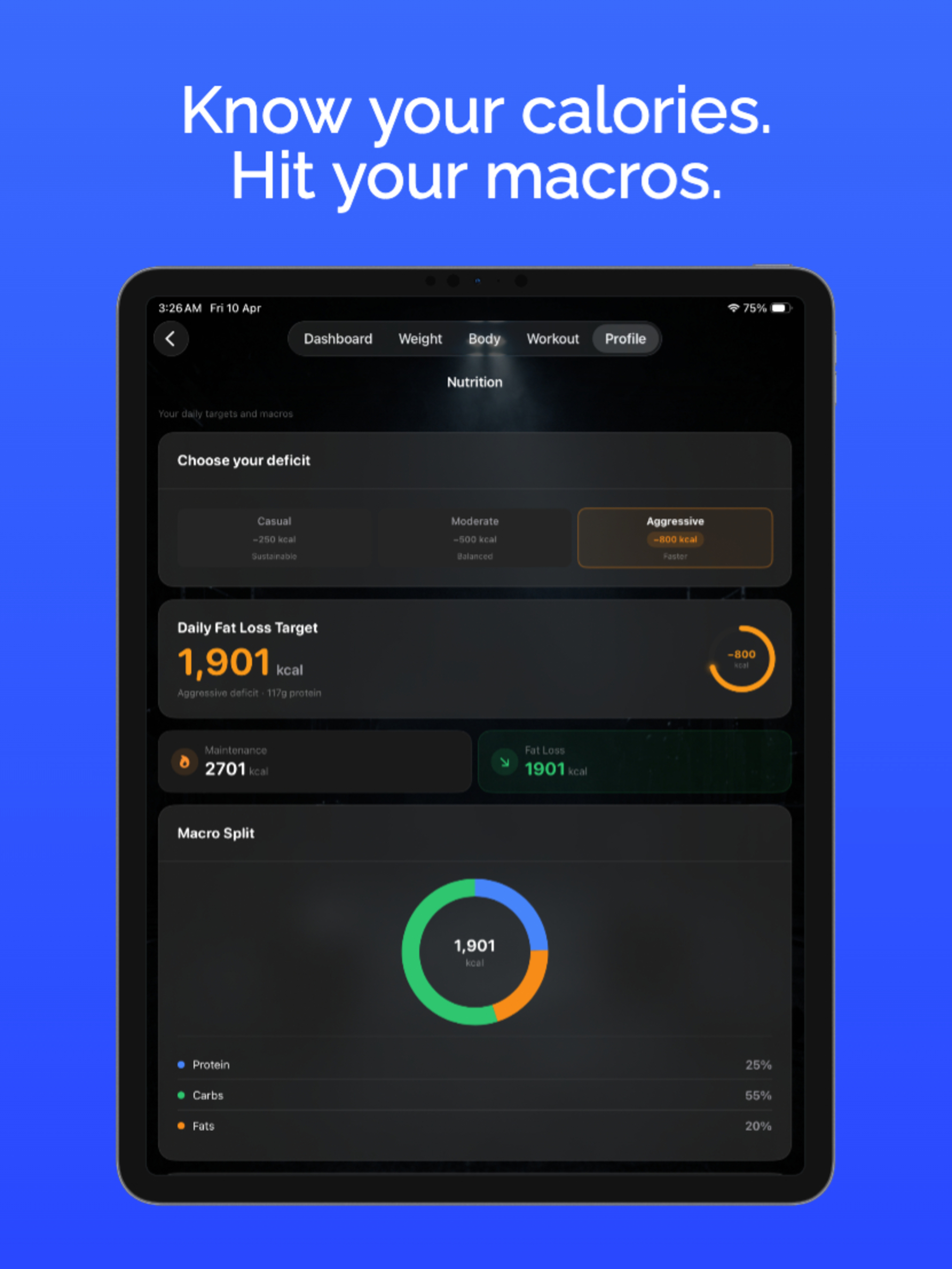 LeanTrack: Fat Loss Tracker