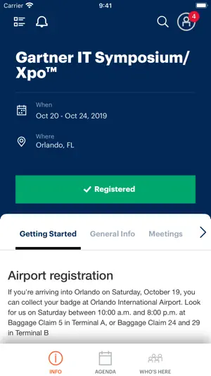 Gartner Conference Navigator screenshot 1