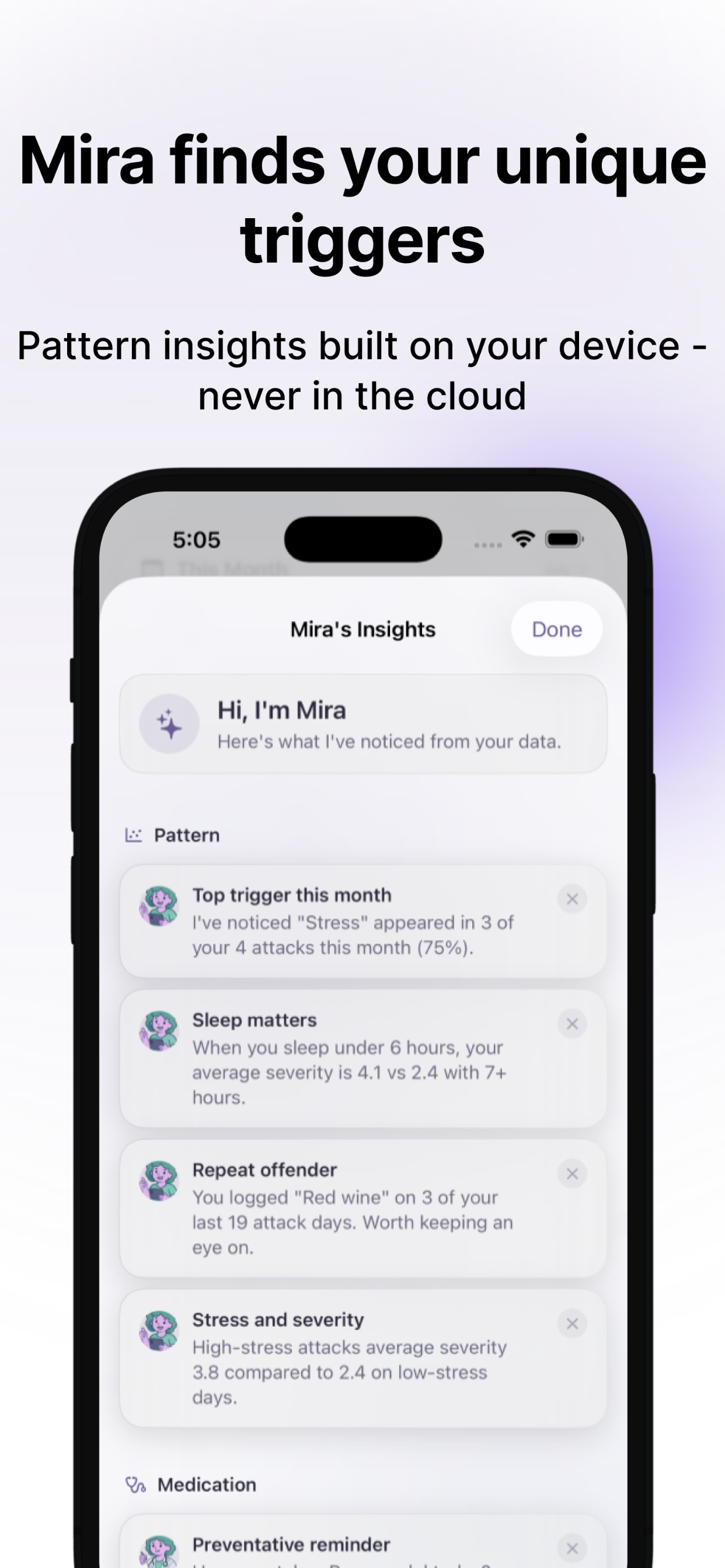 MiTracker: Migraine Tracker screenshot 4