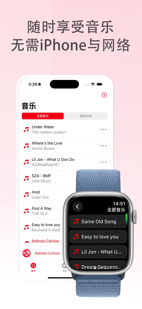 离线手表播放器 - WristPlayer 截图 2