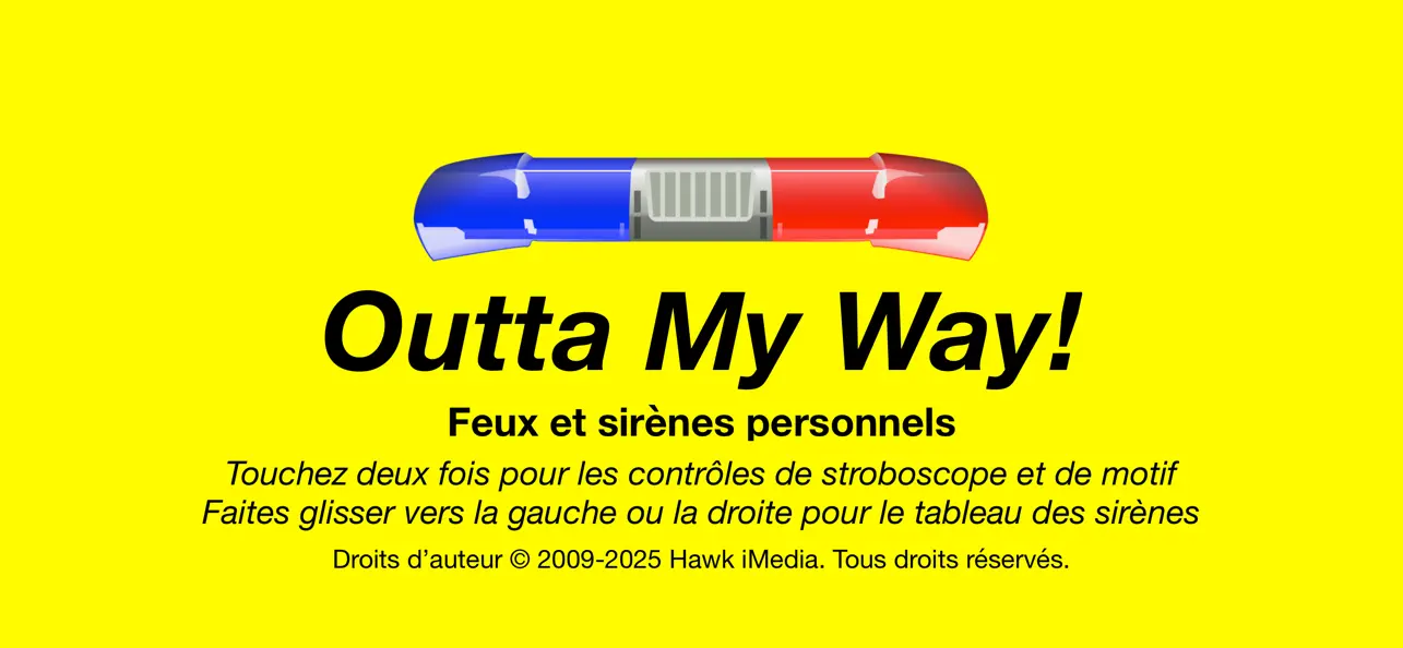 Screenshot #1 pour OuttaMyWay! Lights & Sirens