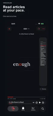 Throughline Speed Reader screenshot 1