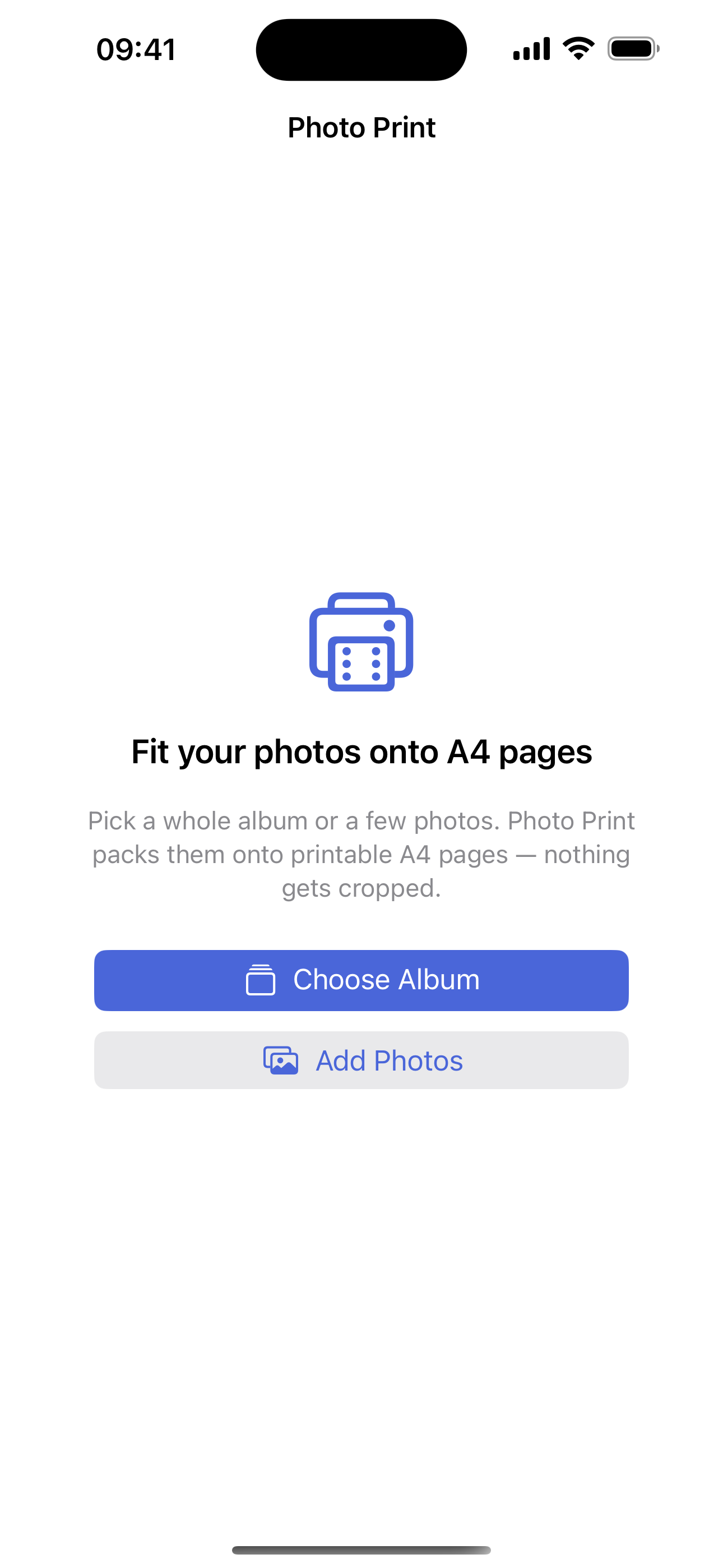 Photo Print: A4 Layout screenshot 4
