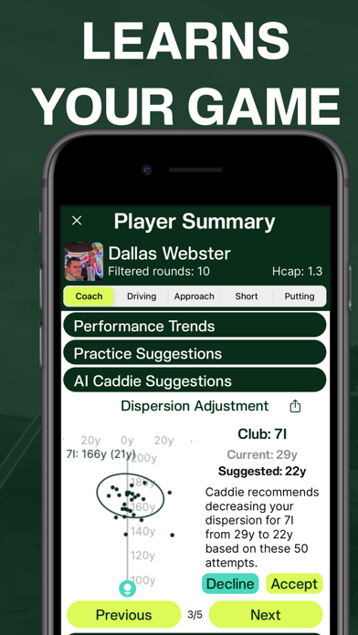 Tangent: Golf AI Caddie Drills Screenshot