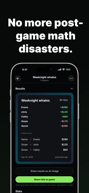 Pokertally: Poker Game Tracker screenshot 2