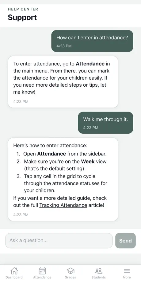 Trackfolio - Homeschool screenshot 6