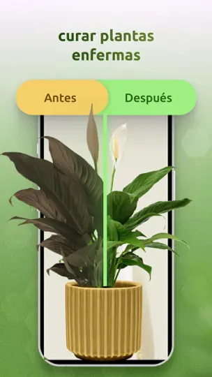 Captura de pantalla de PlantSense: Cuidado en iPhone 1