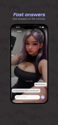 Flirtee: AI Soulmate iPhone screenshot