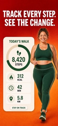 Fit Steps: Lose Weight Walking iPhone screenshot