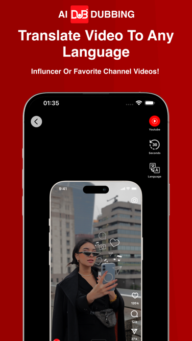 Dub Studio – Video Translator iPhone screenshot 4 - Photo & Video app