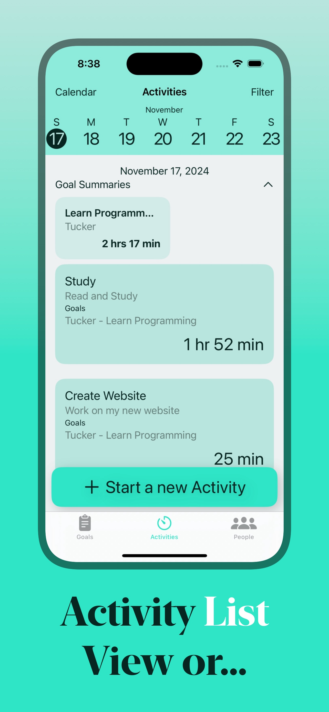 Ticker Activity Tracker