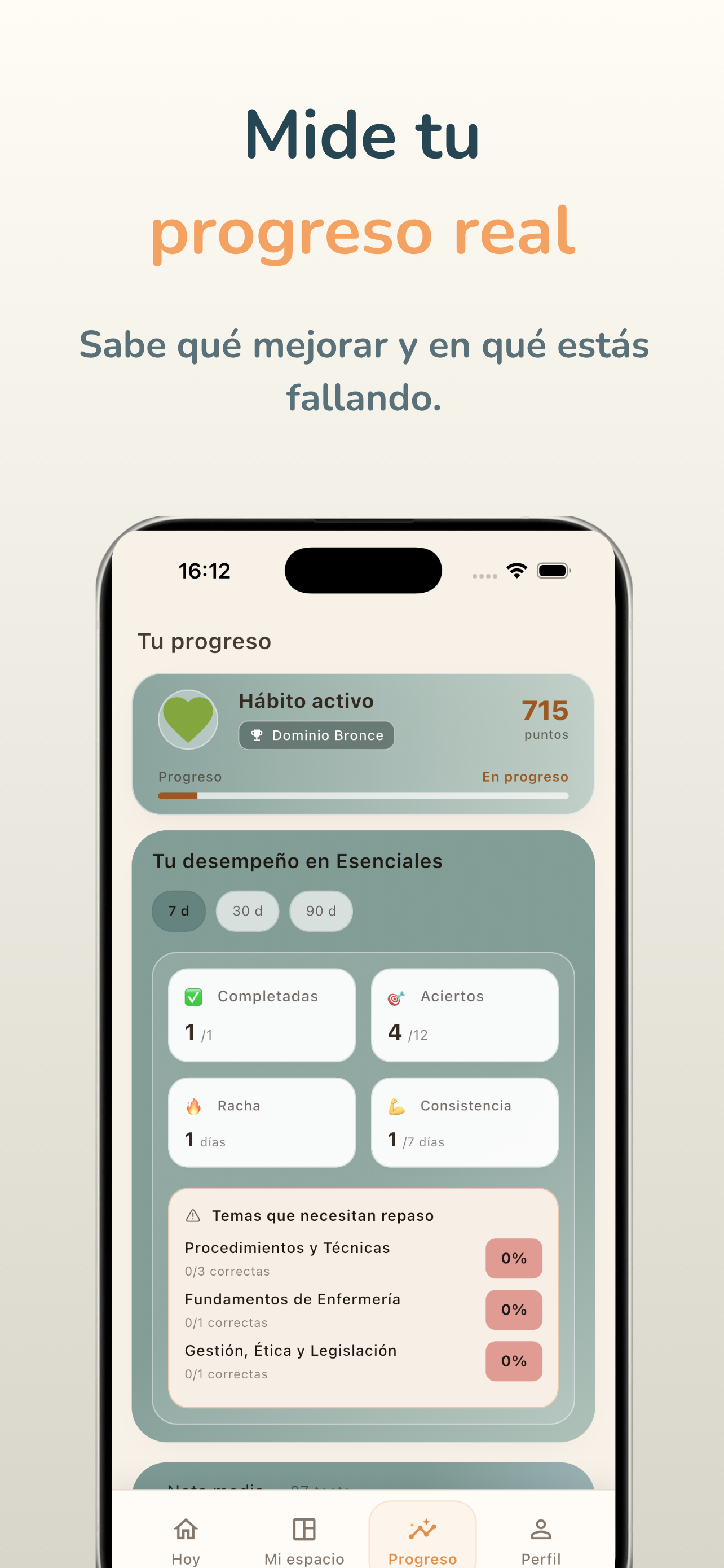Cuestívate: Test EIR screenshot 5