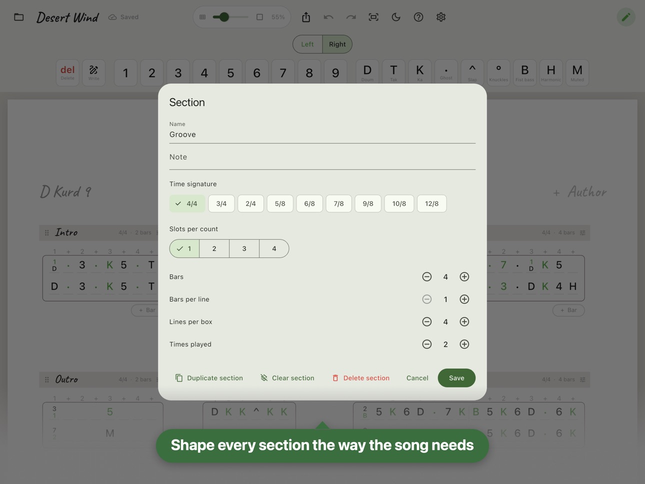 Screenshot 2 of Handpan Sheet Music