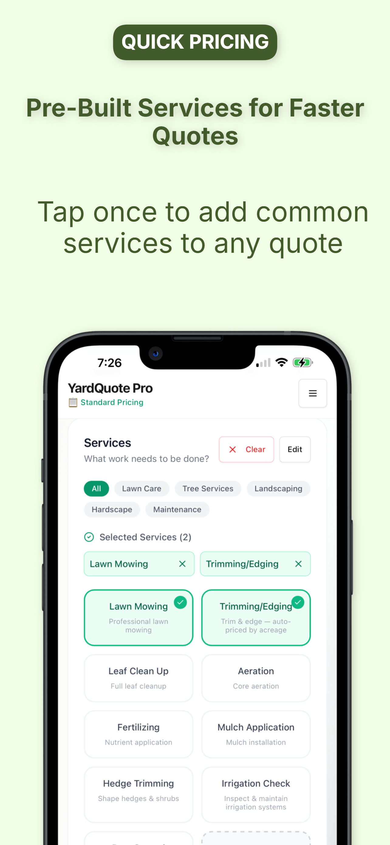YardQuote Pro: Lawn Estimator screenshot 8
