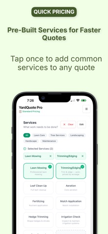 YardQuote Pro: Lawn Estimator Screenshot 8 of 10