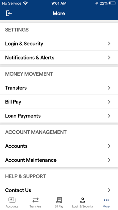 Metro City Bank Mobile iPhone screenshot 6 - Finance app