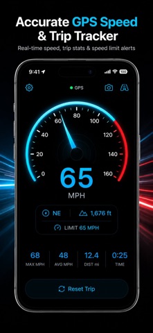 Simple Speedometer: MPH & HUD Screenshot 1 of 8