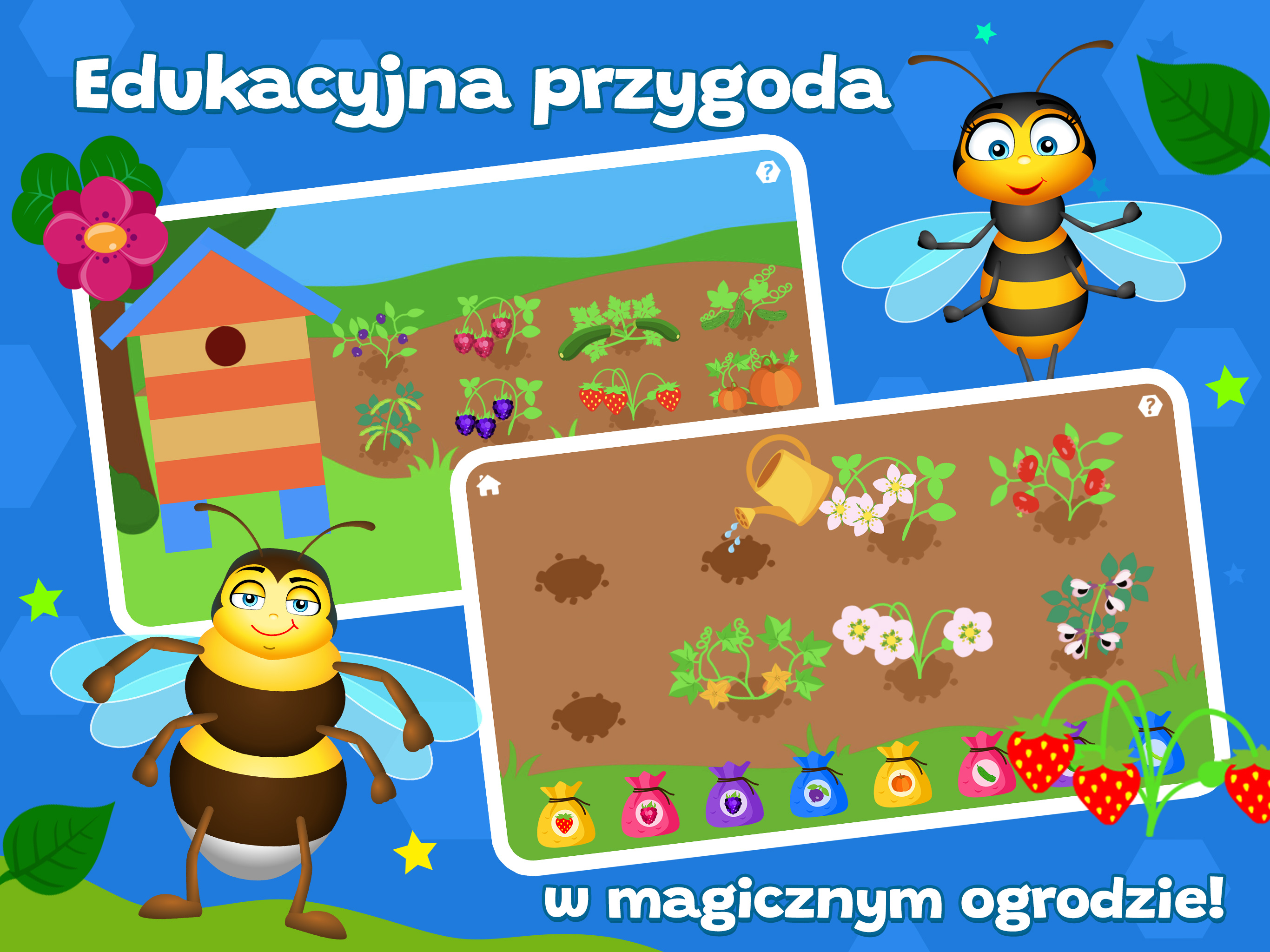 Pszczoły – gra dla Dzieci