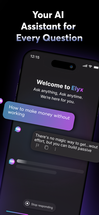 Elyx AI - Chat Bot Assistant Screenshot 2 of 5