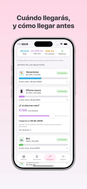 Hucha, Ahorro, Meta, Objetivo screenshot 5 of 5