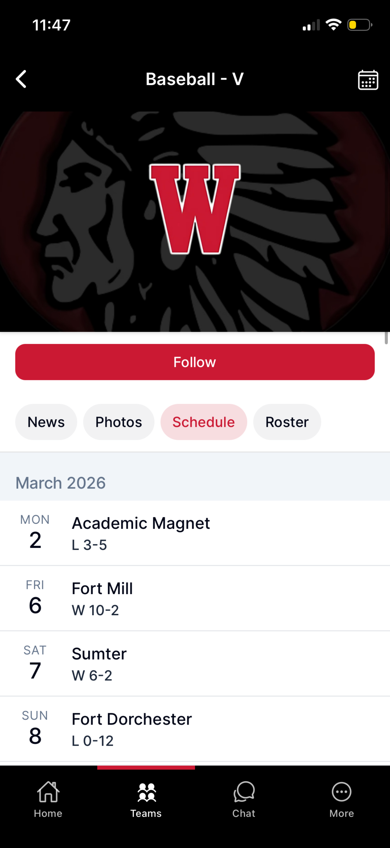 Waccamaw High School Warriors